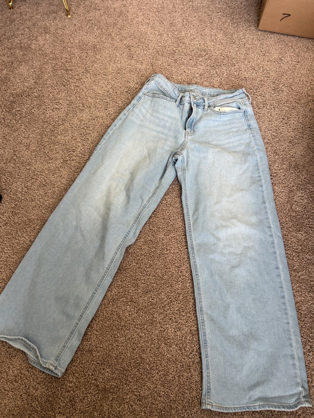 Old Navy Light Blue Wide-Leg Jeans